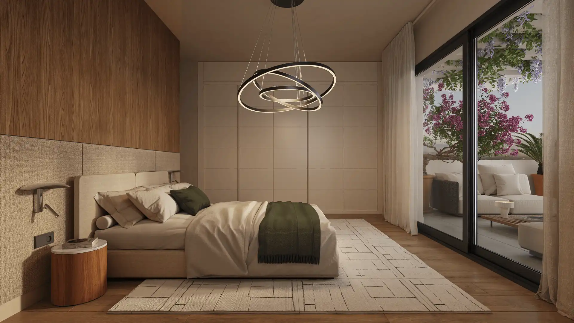 Dormitori de Apartament en venda en Estepona amb Aire condicionat, Terrassa i Piscina