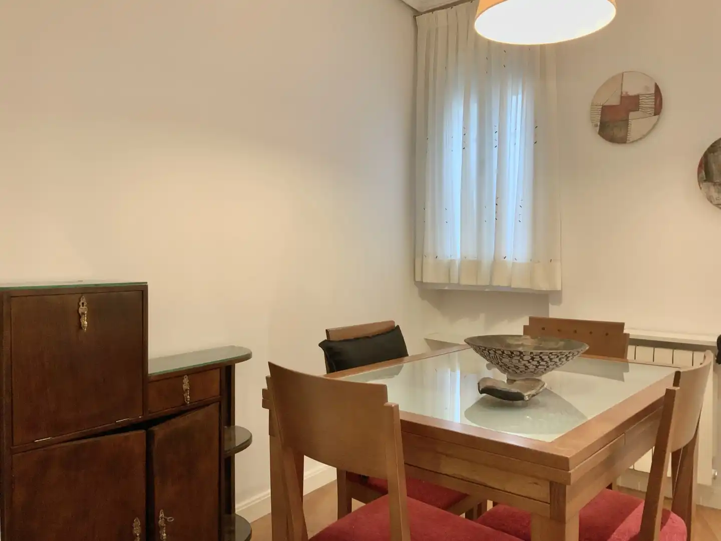 Dining room of Flat for rent in Madrid  with Air Conditioner, Heating and Furnished