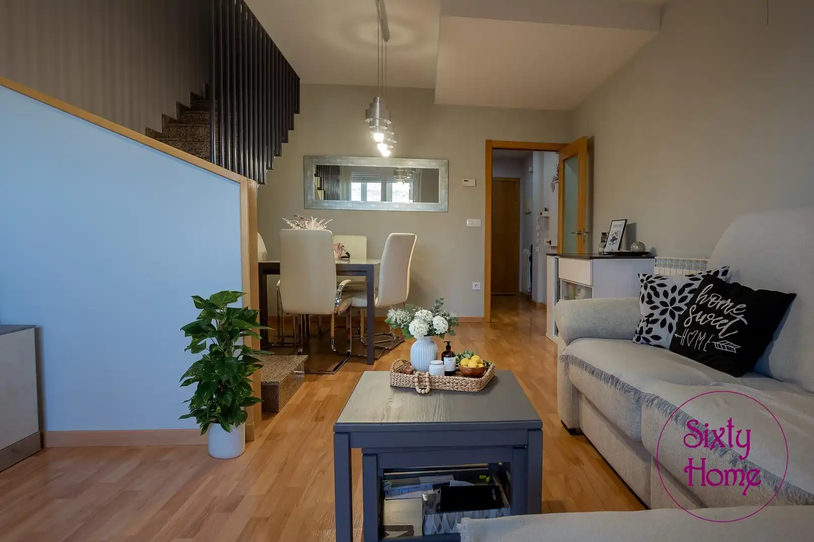 Sala de estar de Dúplex en venta en Andorra (Teruel) con Calefacción, Jardín privado y Terraza