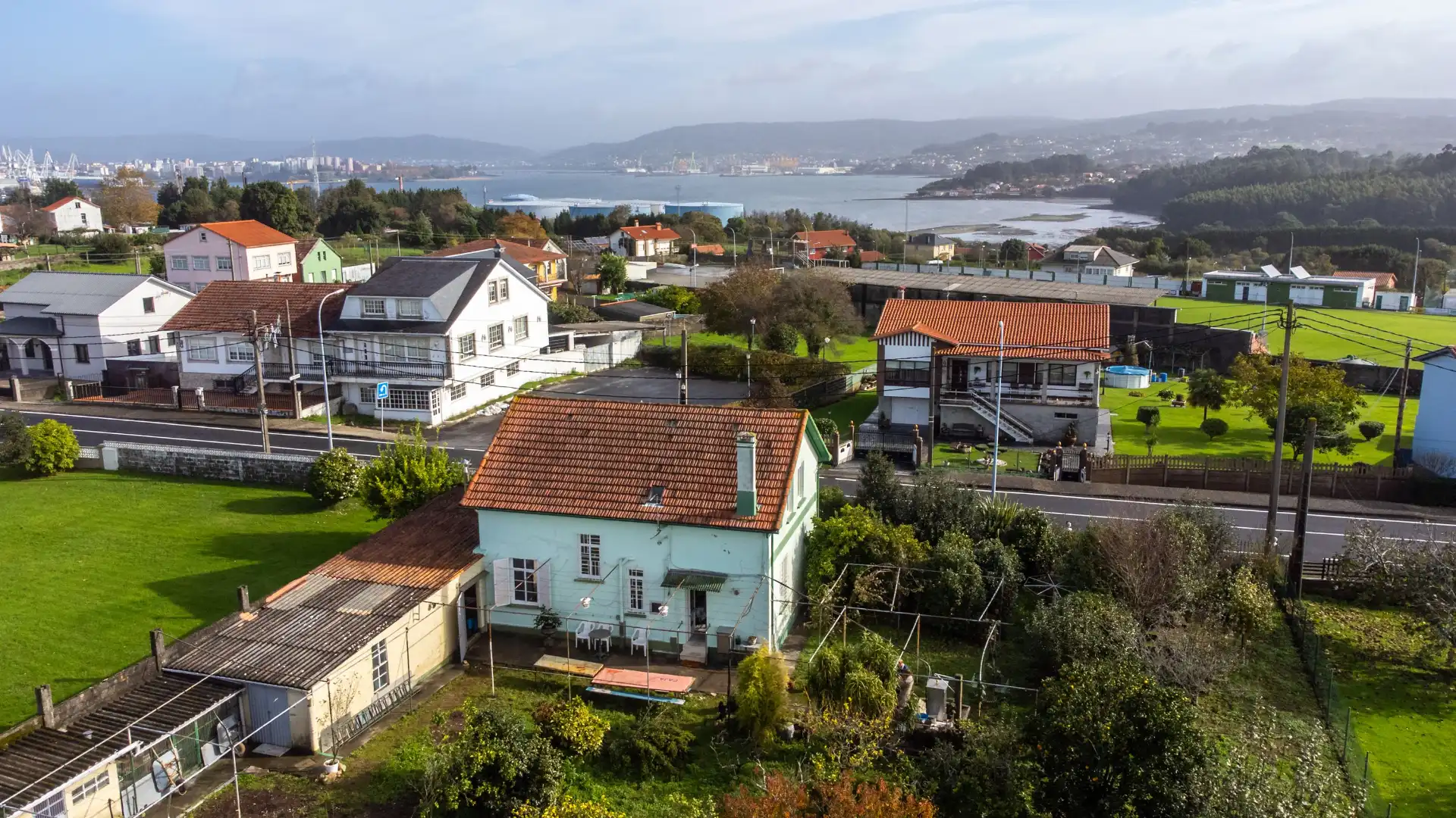 Vista exterior de Casa o chalet en venta en Mugardos con Calefacción, Jardín privado y Terraza