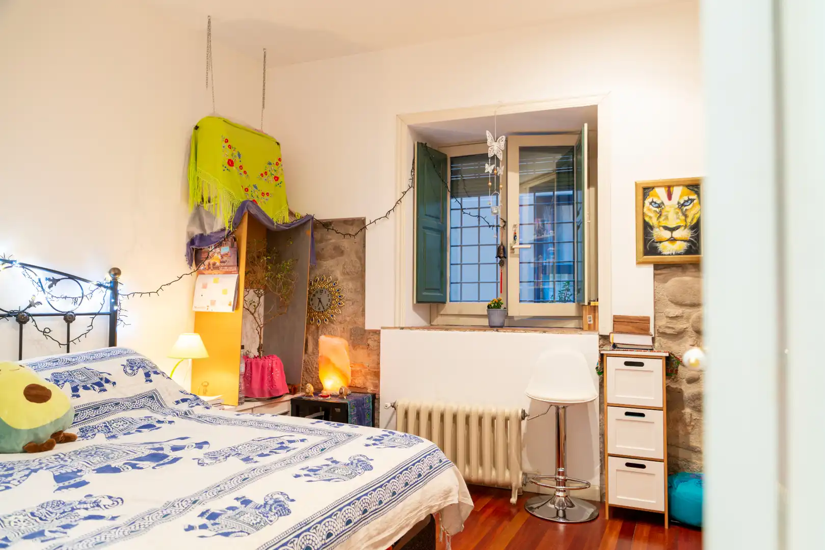 Schlafzimmer von Maisonette zur Miete in Girona mit Heizung, Möbliert und Ofen