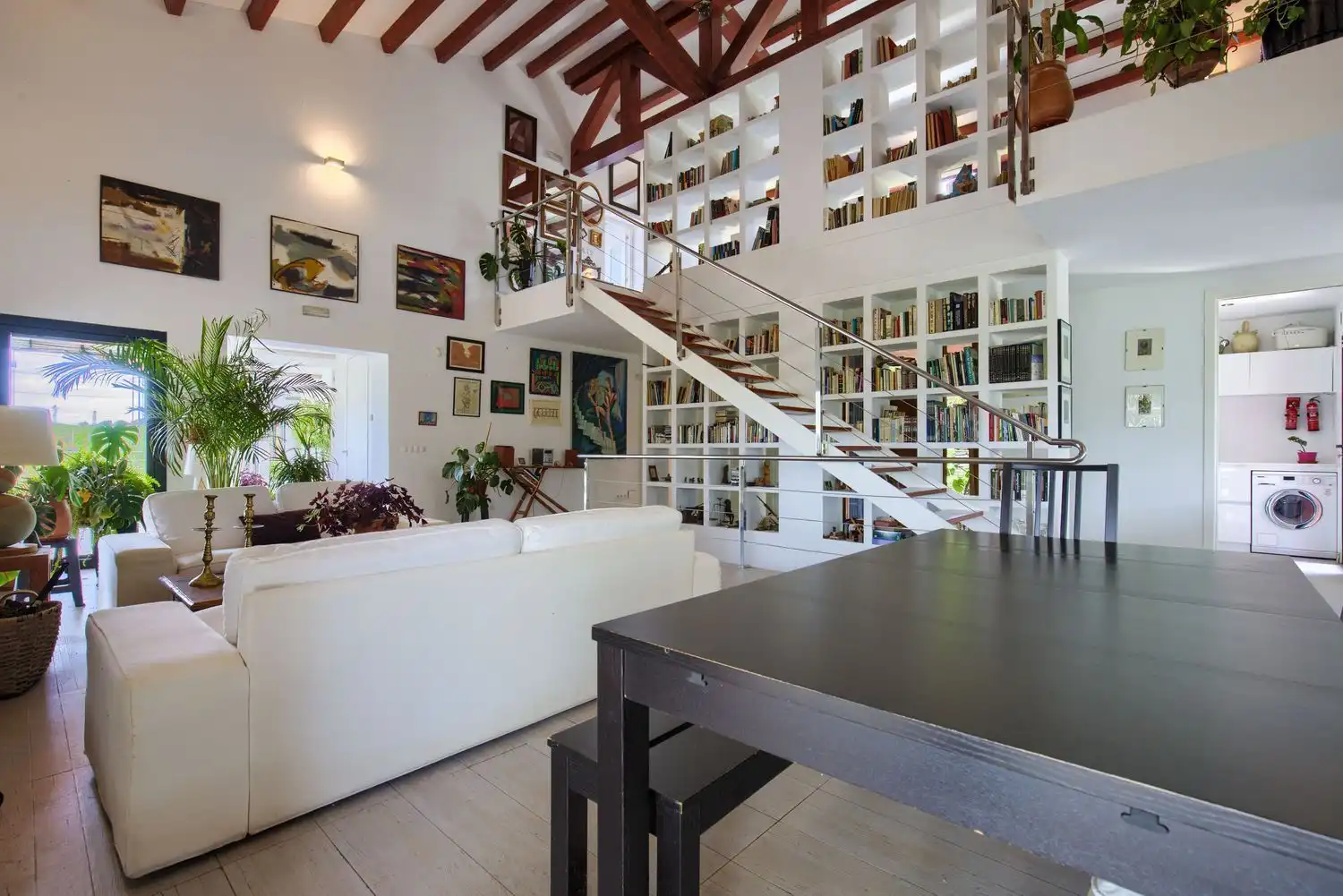 Living room of Country homes for sale in Jaraicejo  with Storage room and Community pool