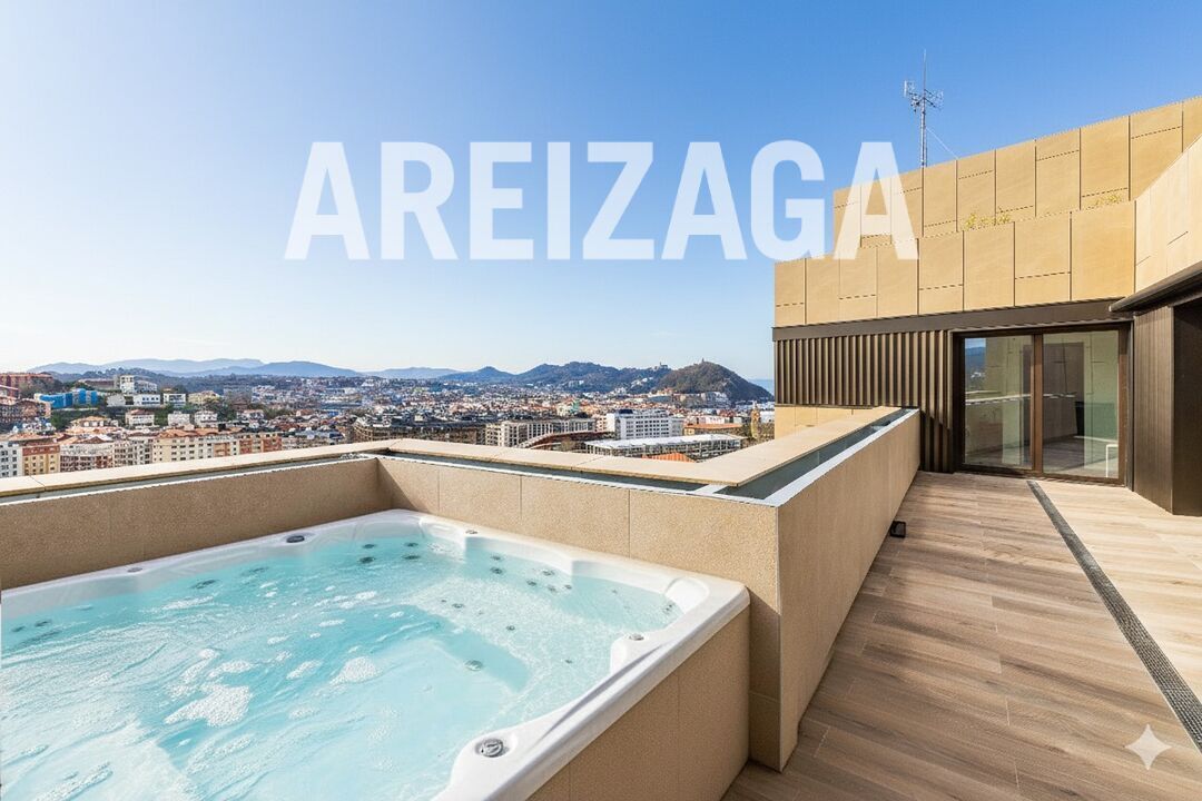 Terrace of Flat for sale in Donostia - San Sebastián   with Heating, Private garden and Terrace
