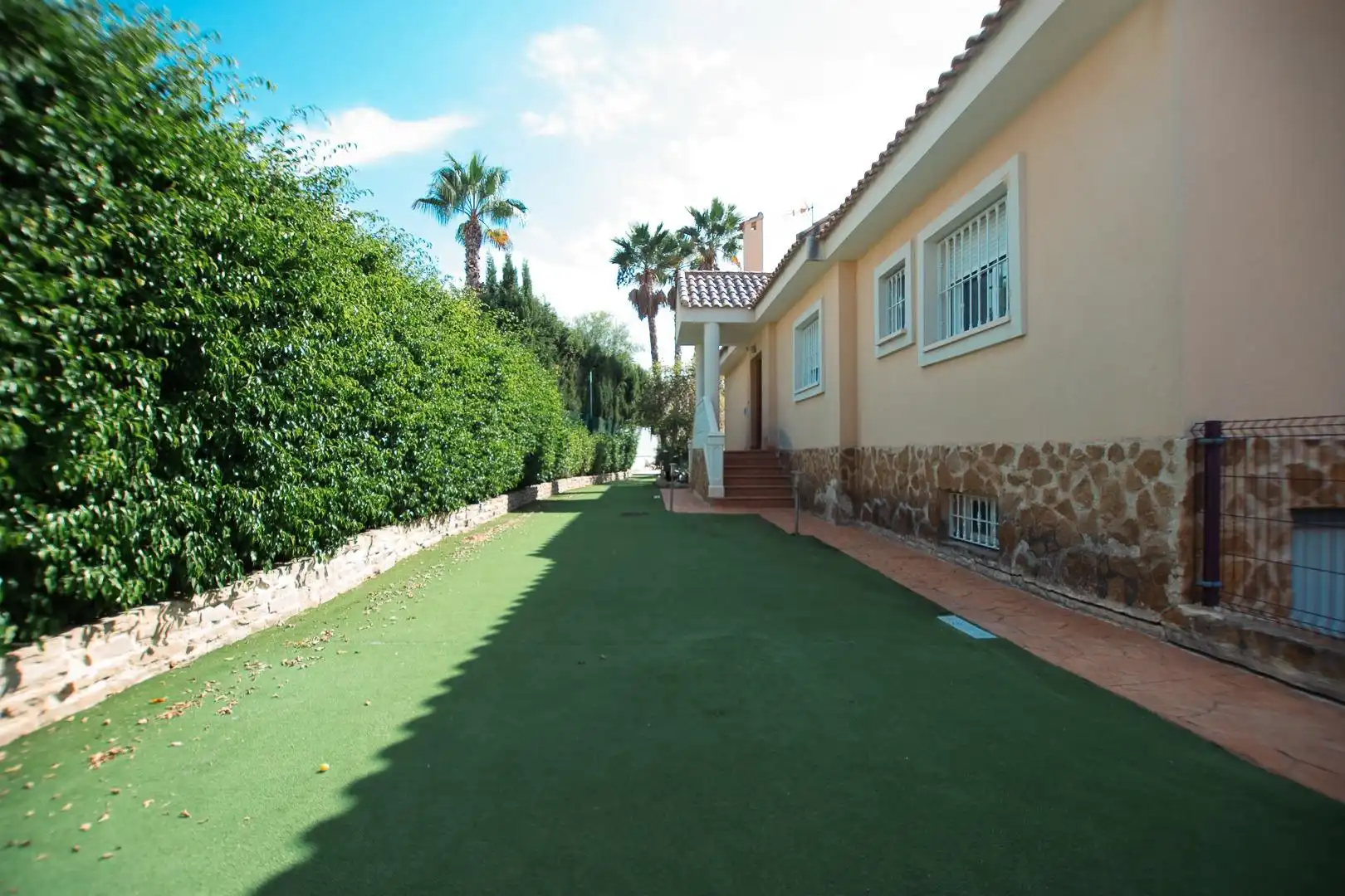 Vista exterior de Casa o chalet en venta en Mutxamel con Aire acondicionado, Calefacción y Jardín privado