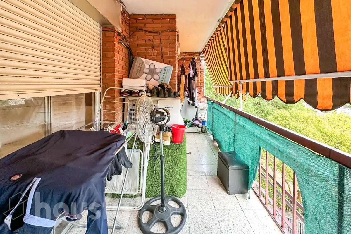 Balcony of Flat for sale in Móstoles  with Air Conditioner, Terrace and Storage room