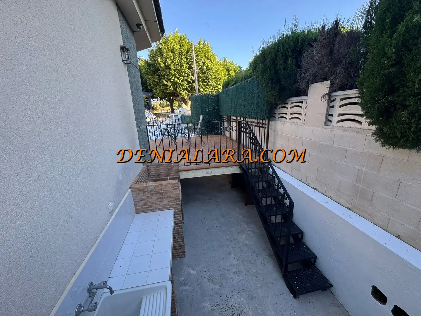 Garden of Houses for rent in Sagra  with Air Conditioner, Private garden and Terrace
