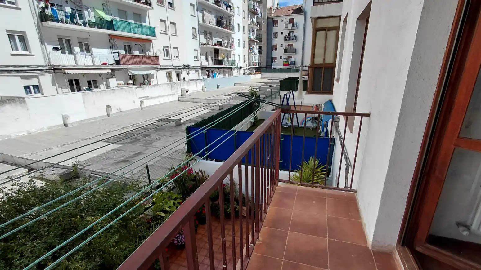 Balcony of Flat for rent in Burlada / Burlata  with Heating