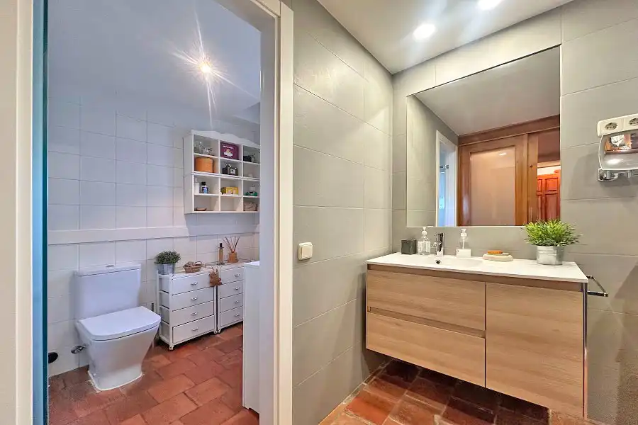 Bathroom of Houses for sale in Hoyo de Manzanares  with Air Conditioner, Heating and Private garden