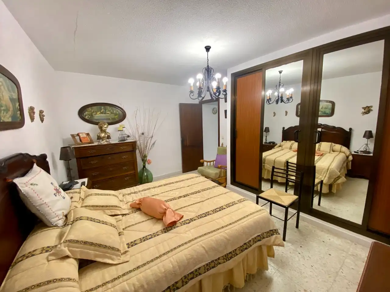 Dormitori de Casa adosada en venda en Malagón amb Aire condicionat, Calefacció i Jardí privat