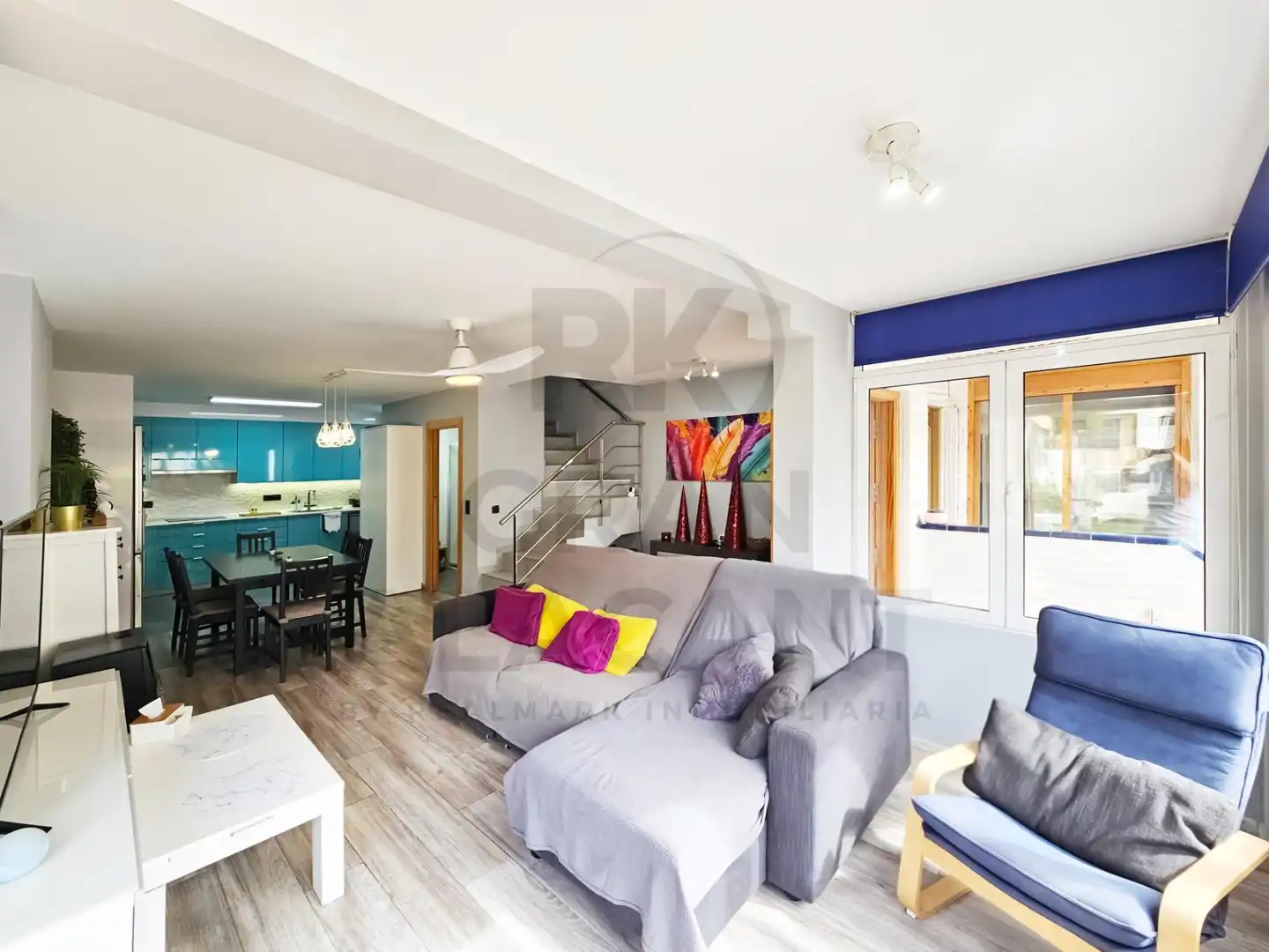 Sala de estar de Casa o chalet en venta en Santa Pola con Aire acondicionado, Calefacción y Jardín privado
