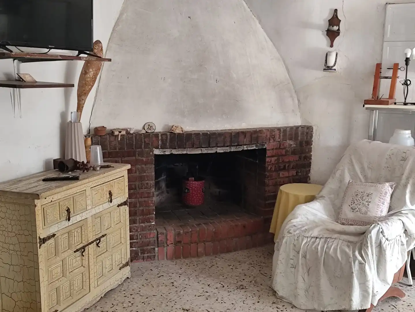 Sala d'estar de Casa o xalet en venda en Elche / Elx amb Jardí privat i Moblat
