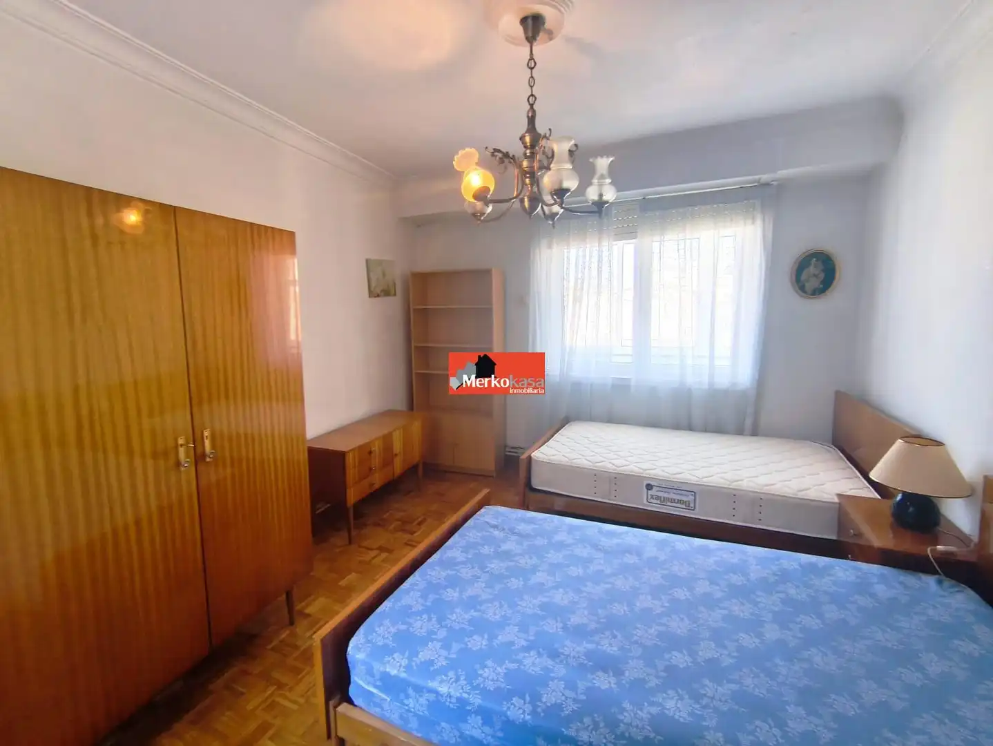 Schlafzimmer von Wohnung zur Miete in Lugo mit Heizung und Möbliert