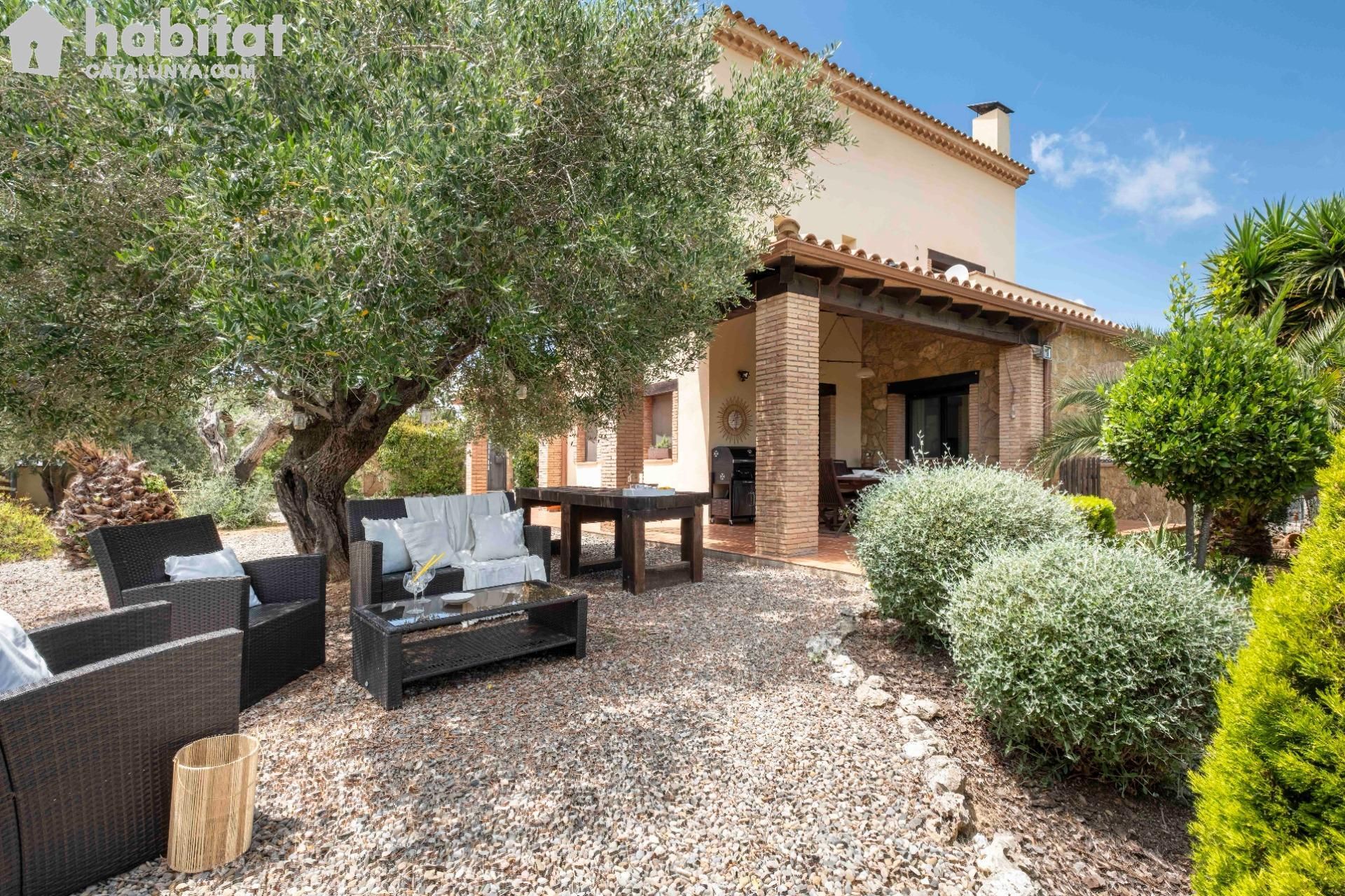 Terrassa de Casa o xalet en venda en Avinyonet del Penedès amb Calefacció, Jardí privat i Terrassa