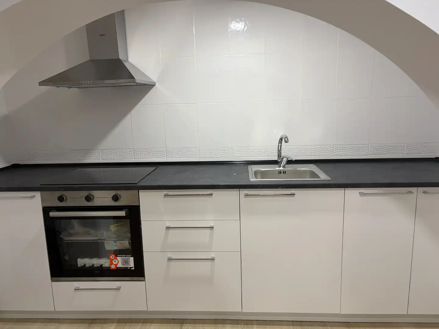 Kitchen of Flat for sale in Barcelona  with Heating, Terrace and Oven