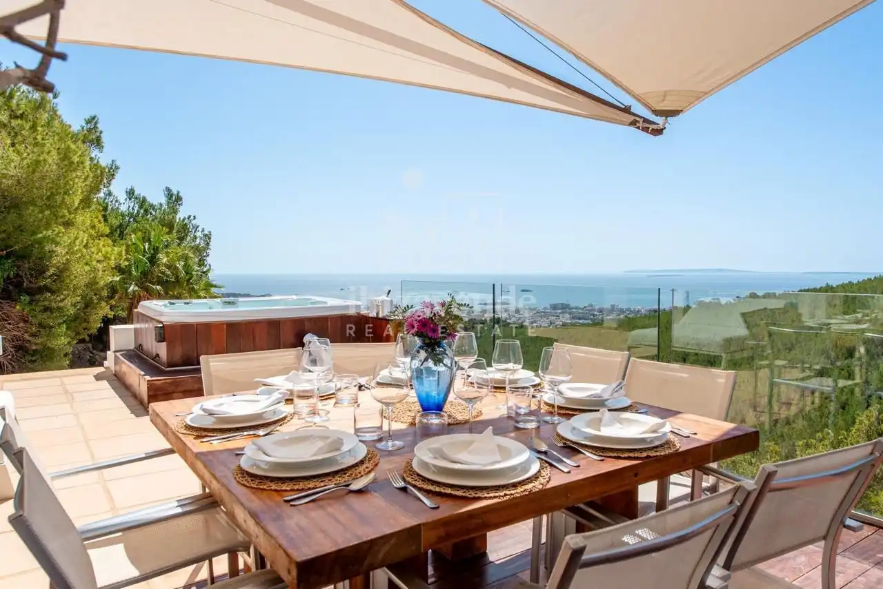 Terraza de Casa o chalet de alquiler en Eivissa con Aire acondicionado, Calefacción y Piscina