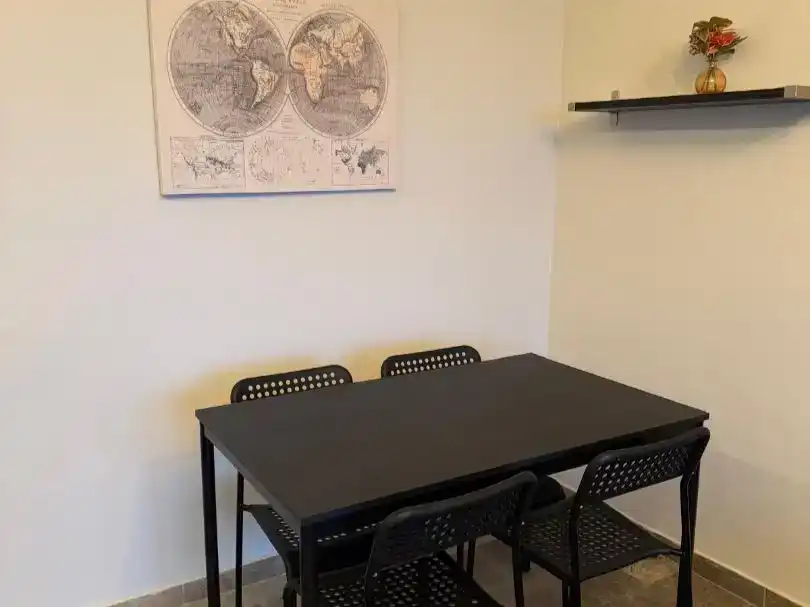 Esszimmer von Wohnung zur Miete in Marbella mit Klimaanlage, Schwimmbad und Möbliert