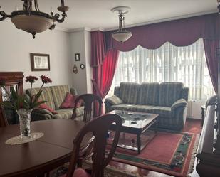 Living room of Flat to rent in Ferrol  with Heating, Parquet flooring and Furnished