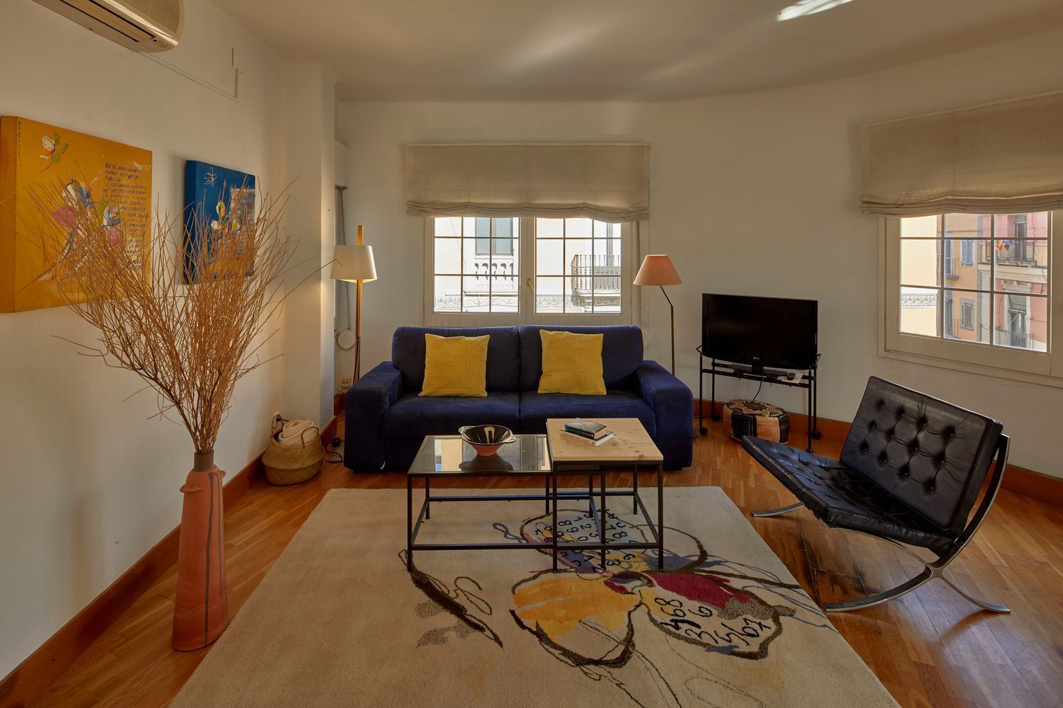Living room of Flat to rent in Girona Capital  with Air Conditioner