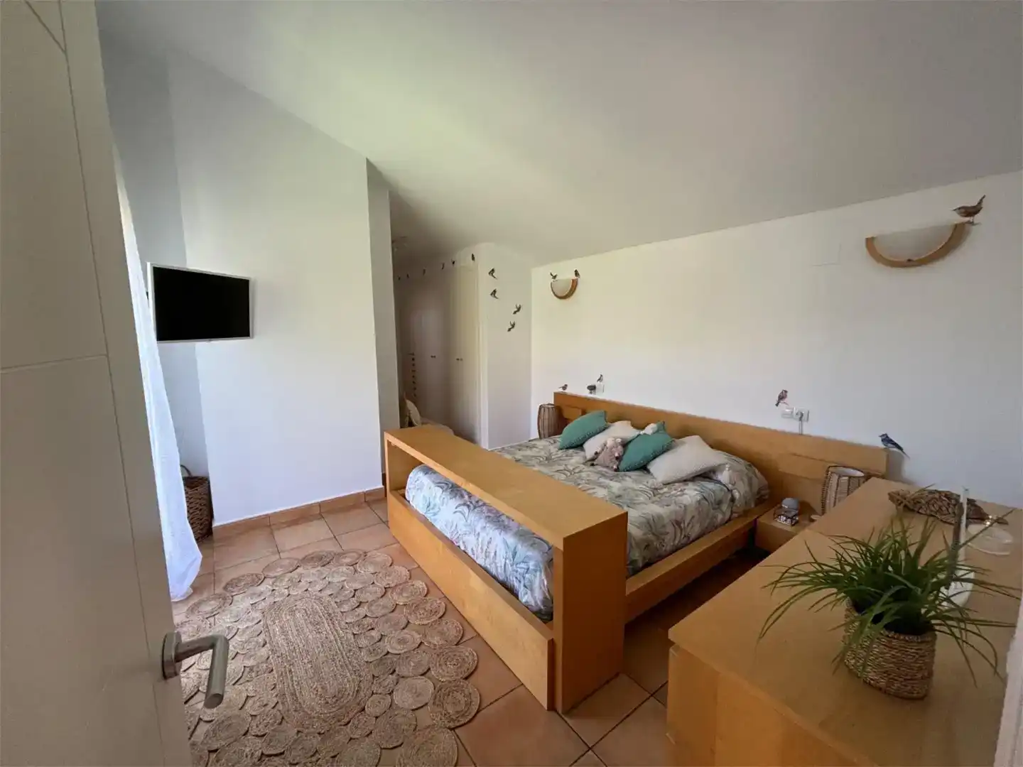 Schlafzimmer von Maisonette zur Miete in Altea mit Klimaanlage, Privatgarten und Schwimmbad