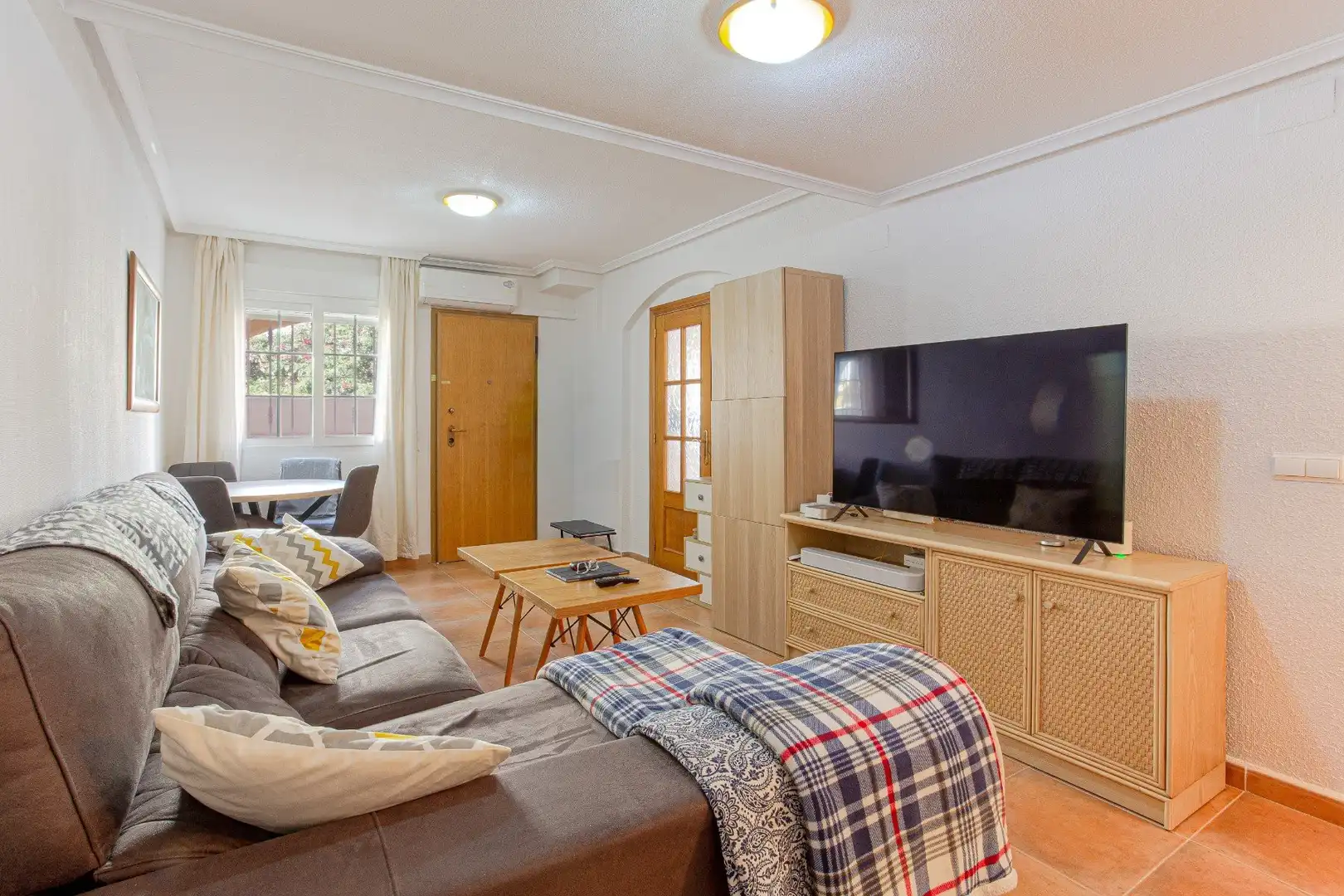 Living room of Houses for sale in Pilar de la Horadada  with Storage room, Furnished and Washing machine