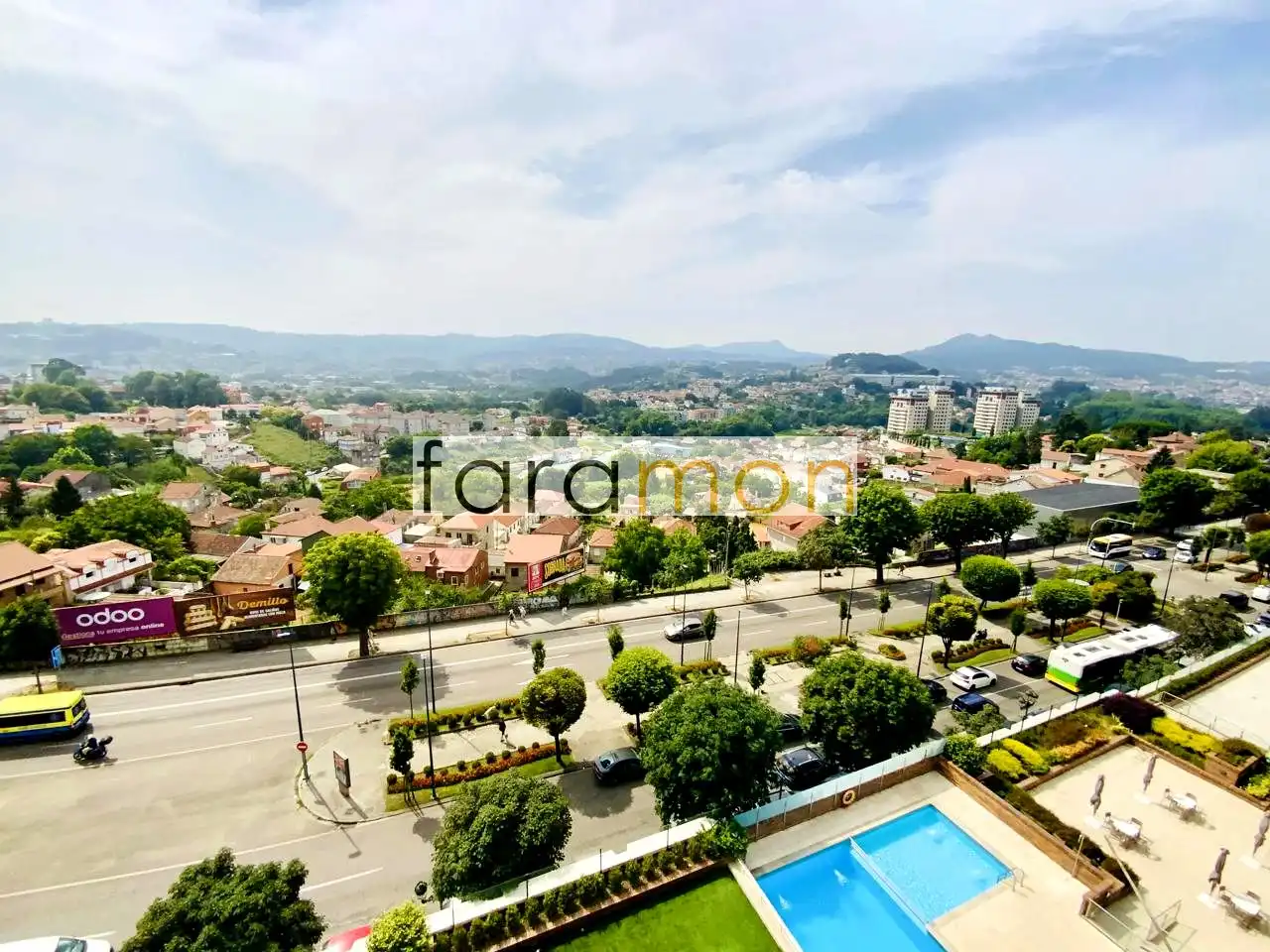 Exterior view of Flat for rent in Vigo   with Air Conditioner, Heating and Terrace