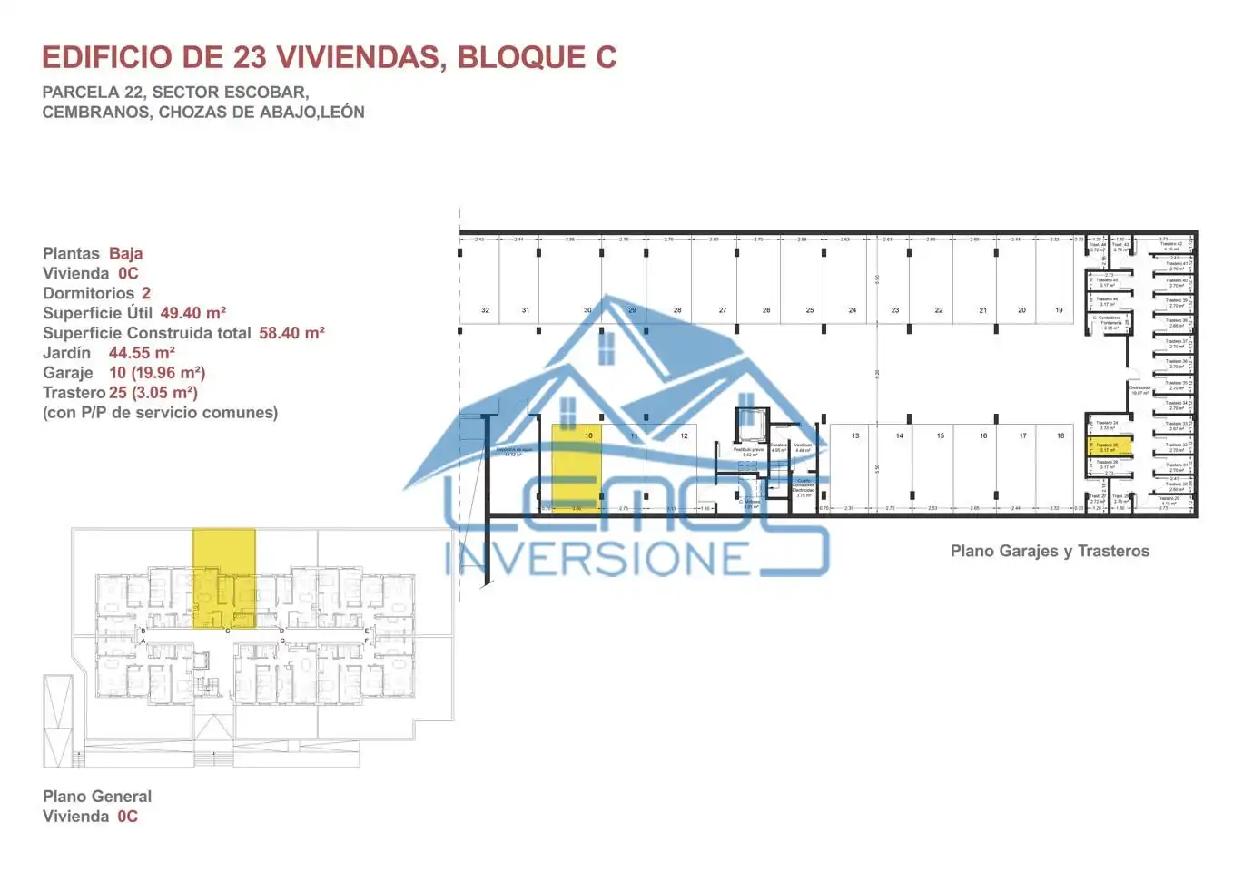 Ground floor for sale in Chozas de Abajo  with Terrace