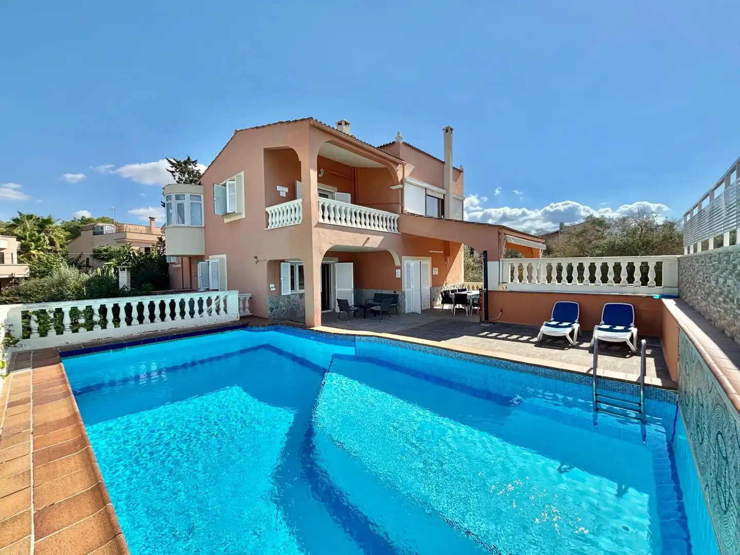 Swimming pool of Detached homes for sale in Llucmajor  with Air Conditioner, Heating and Private garden