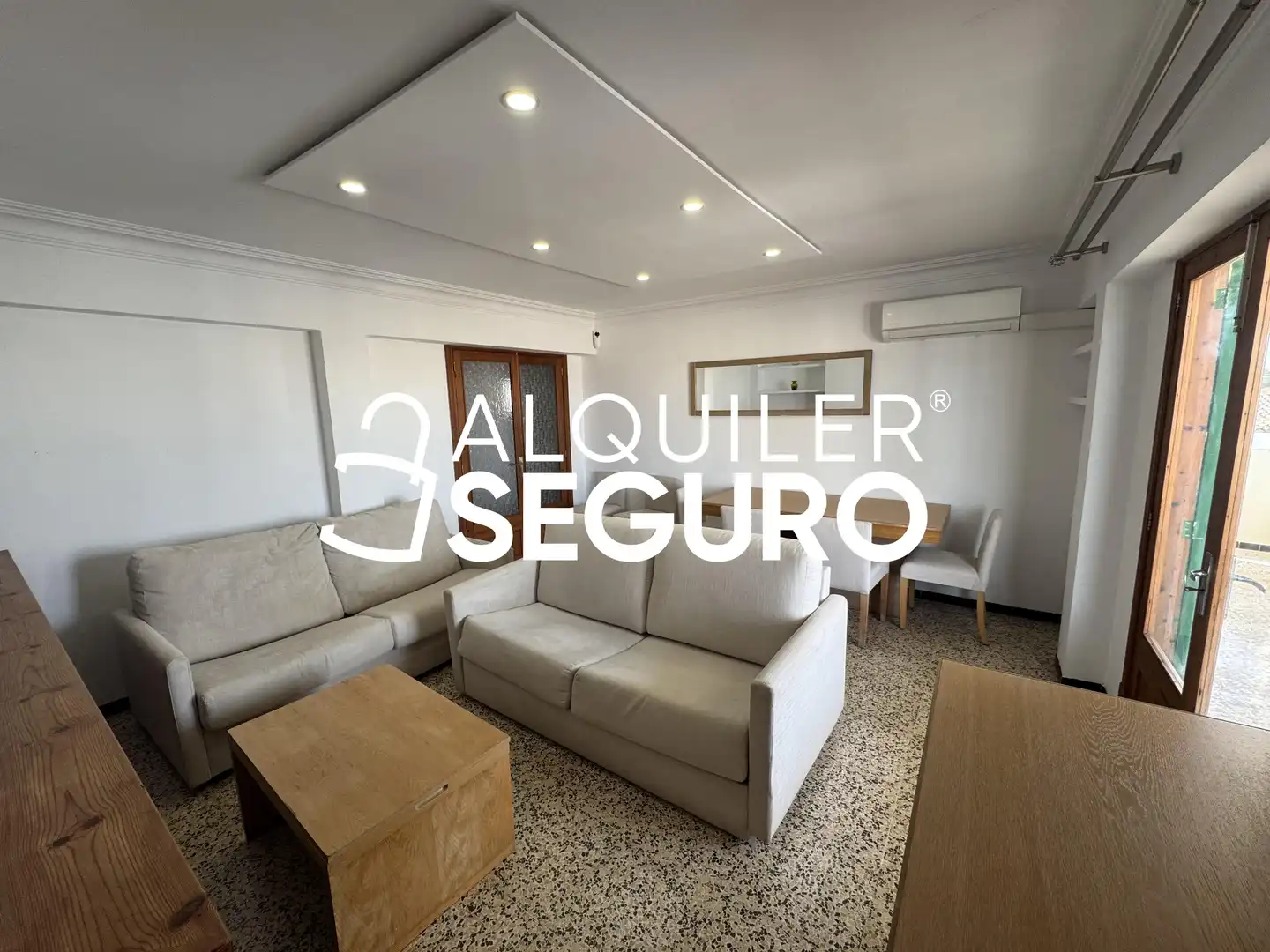 Living room of Flat for rent in Llucmajor  with Furnished