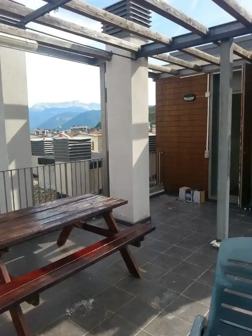 Terraza de Dúplex en venta en Biescas con Parquet, Trastero y Piscina
