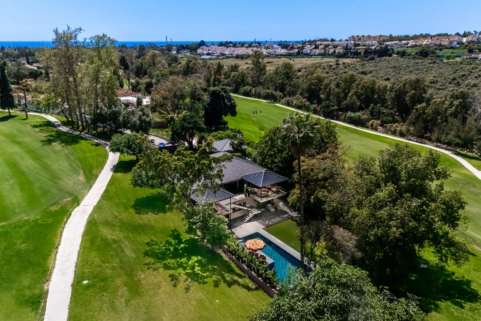 Exterior view of Houses for sale in Marbella  with Air Conditioner, Private garden and Terrace