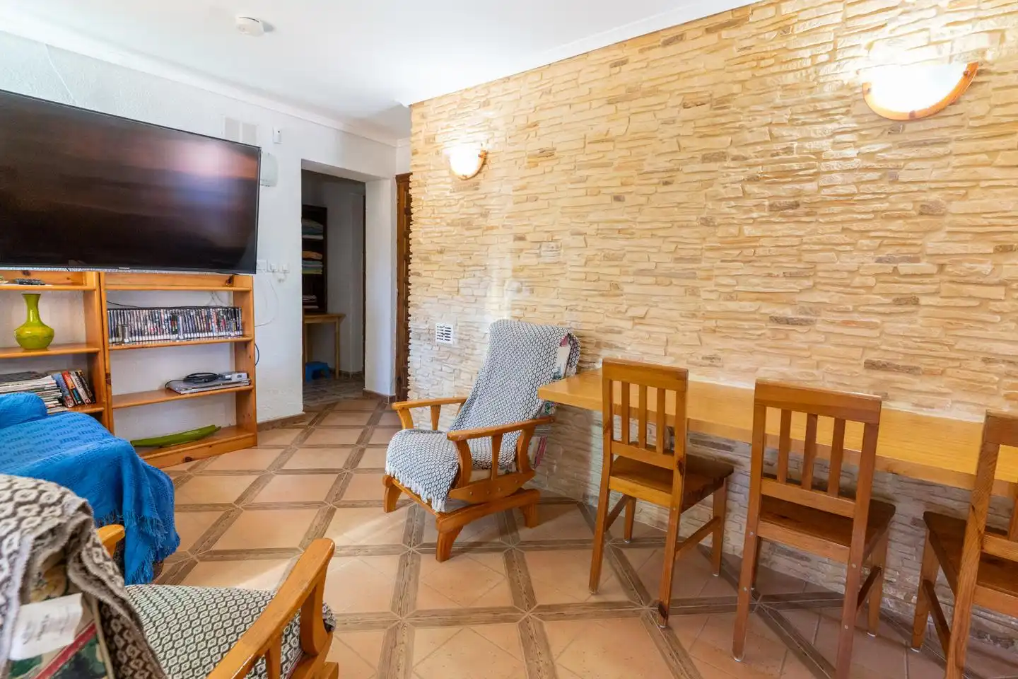 Living room of Houses for sale in Elche / Elx  with Air Conditioner, Private garden and Terrace