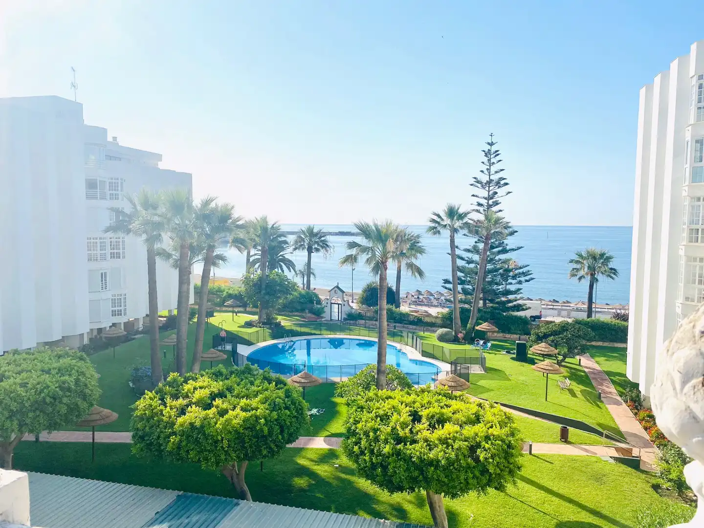 Garten von Wohnung zur Miete in Benalmádena mit Klimaanlage, Terrasse und Möbliert
