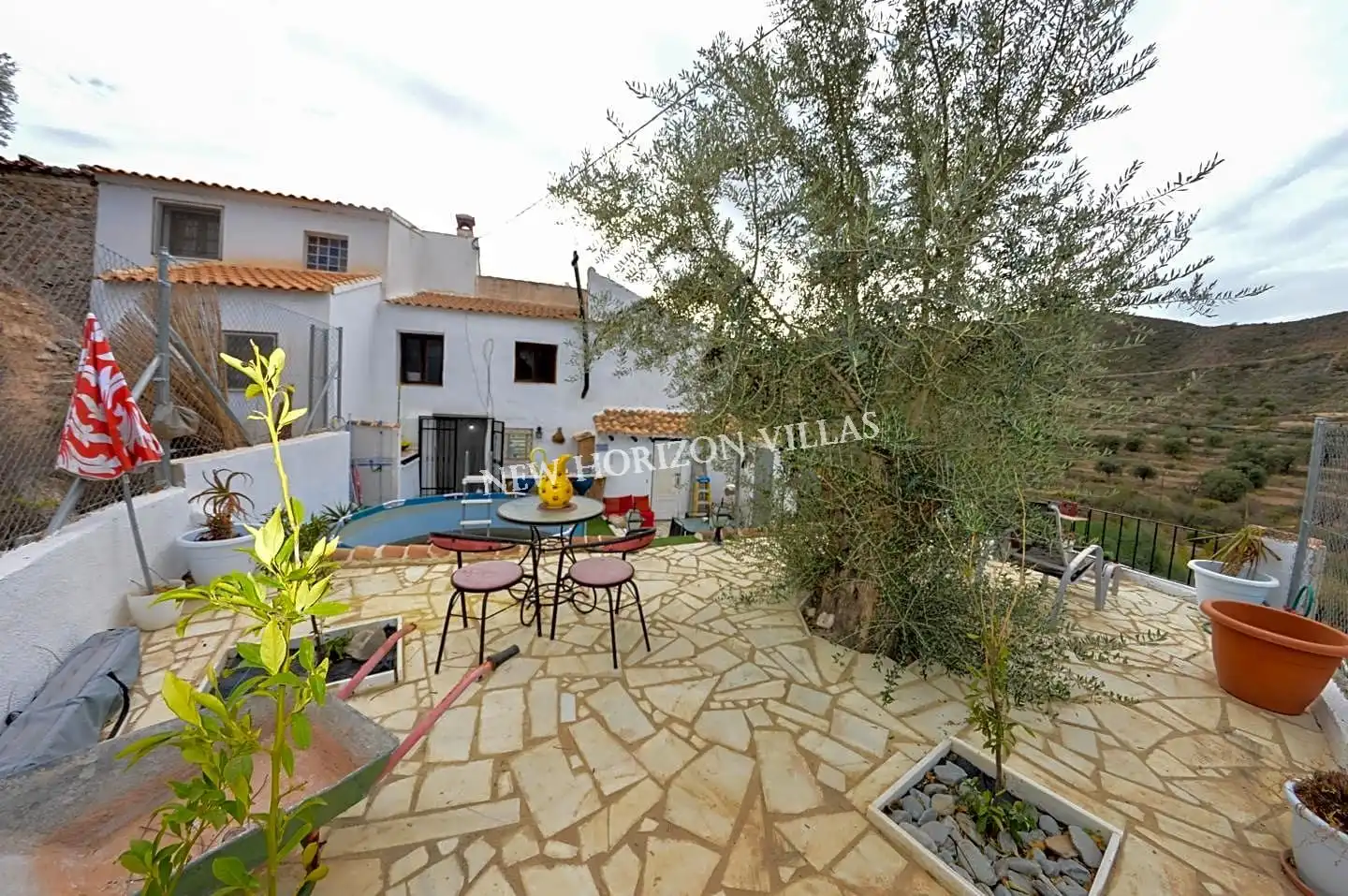 Terraza de Casa o chalet en venta en Cantoria con Jardín privado, Terraza y Trastero