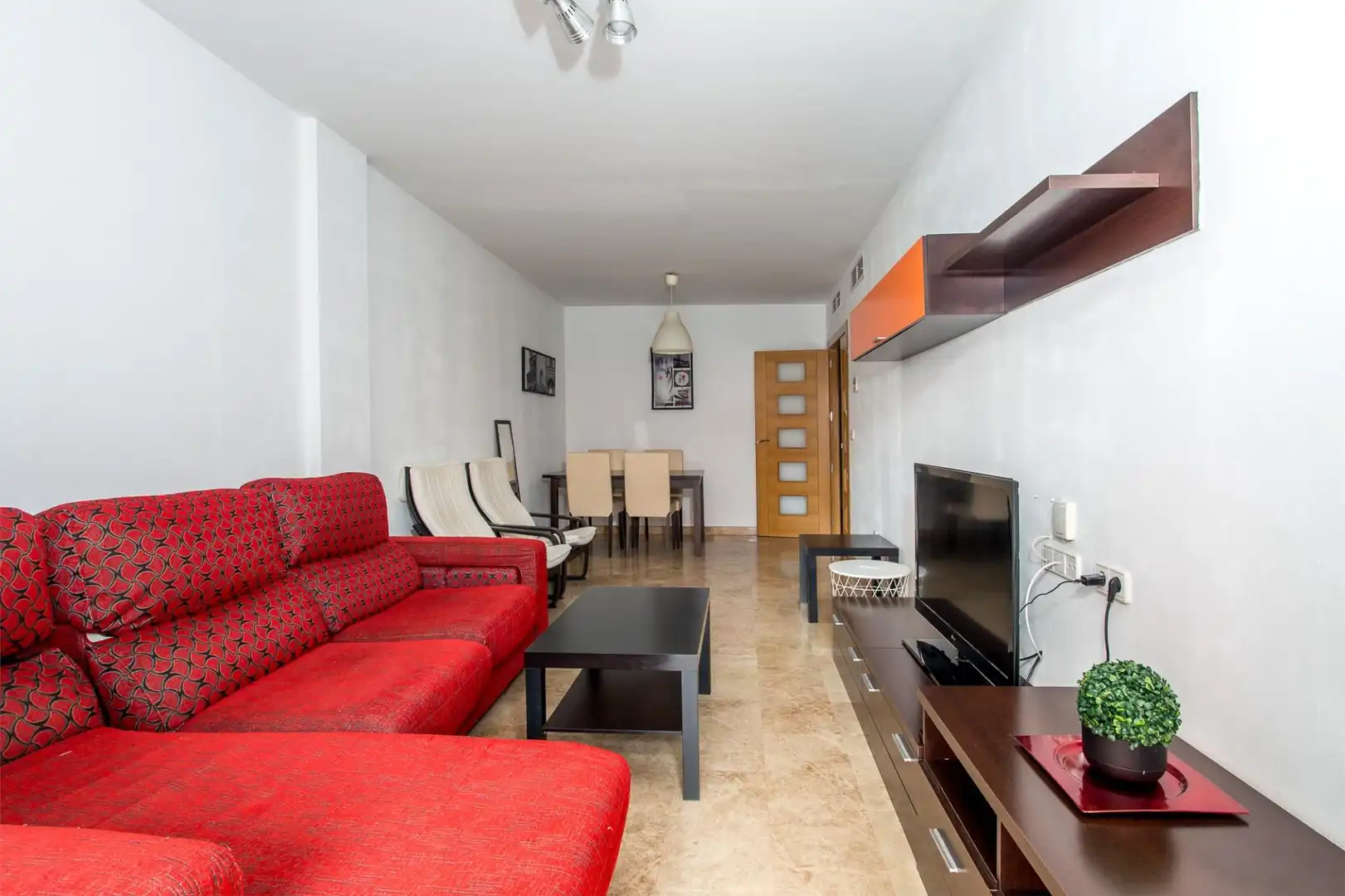 Living room of Flat for sale in Murcia  with Air Conditioner and Balcony