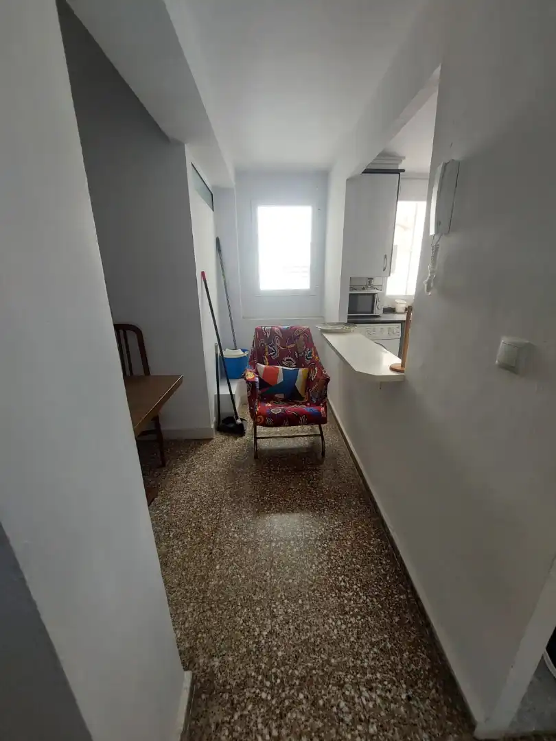 Kitchen of Flat for sale in Valencia  with Air Conditioner, Terrace and Furnished