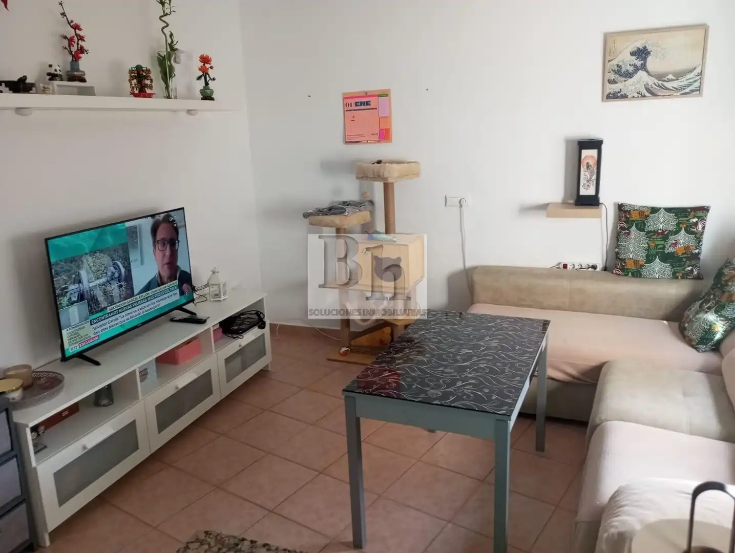 Sala d'estar de Pis en venda en Málaga amb Aire condicionat i Terrassa