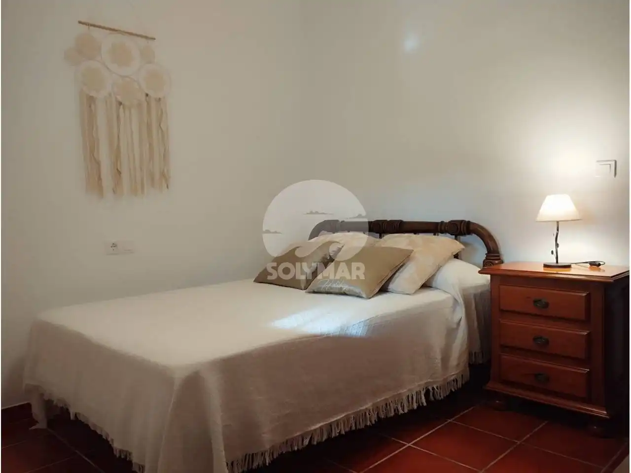 Habitación de Finca rústica de alquiler en Vélez-Málaga con Aire acondicionado, Jardín privado y Terraza