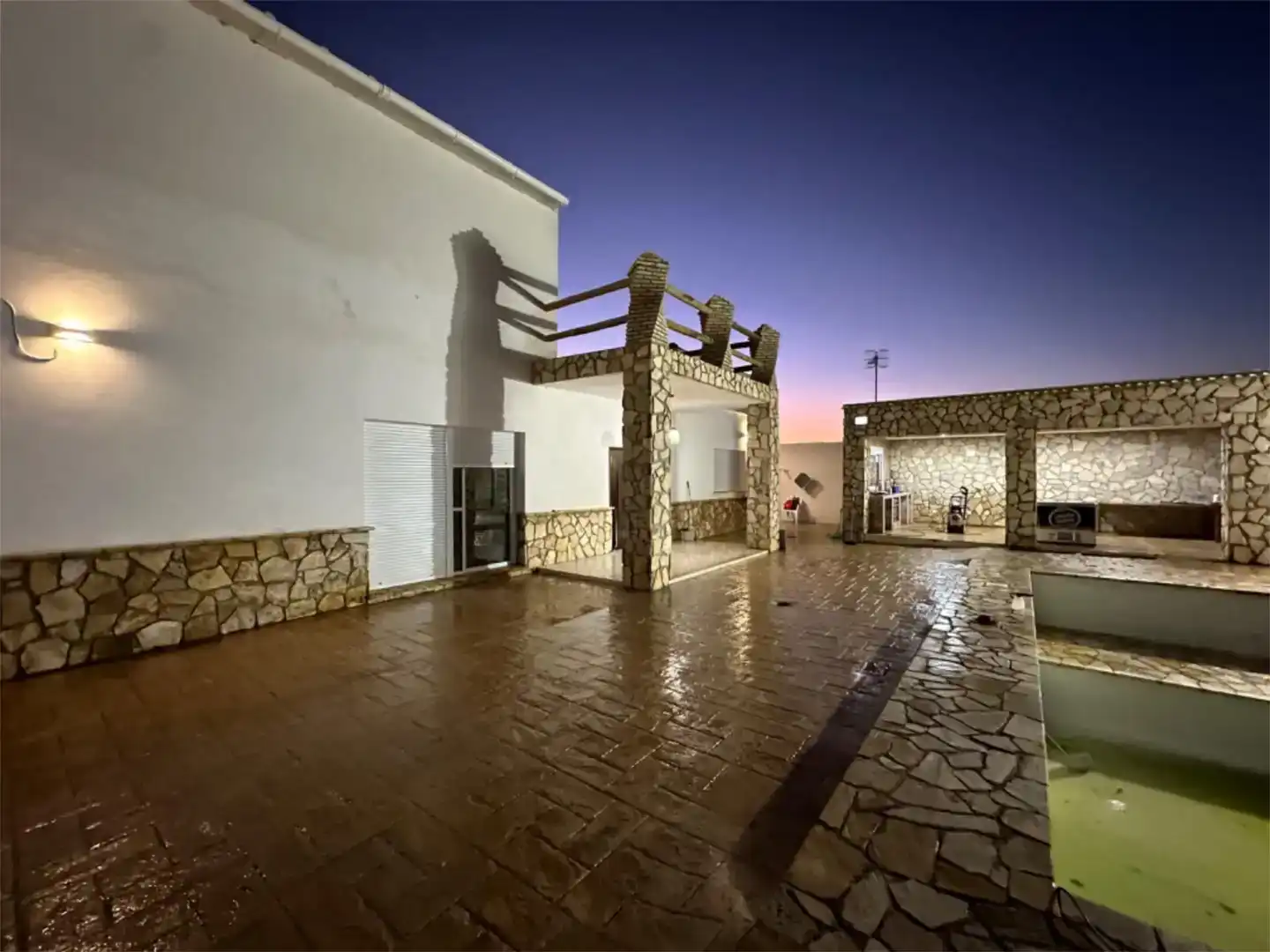Terrassa de Casa o xalet de lloguer en Sanlúcar de Barrameda amb Aire condicionat i Piscina