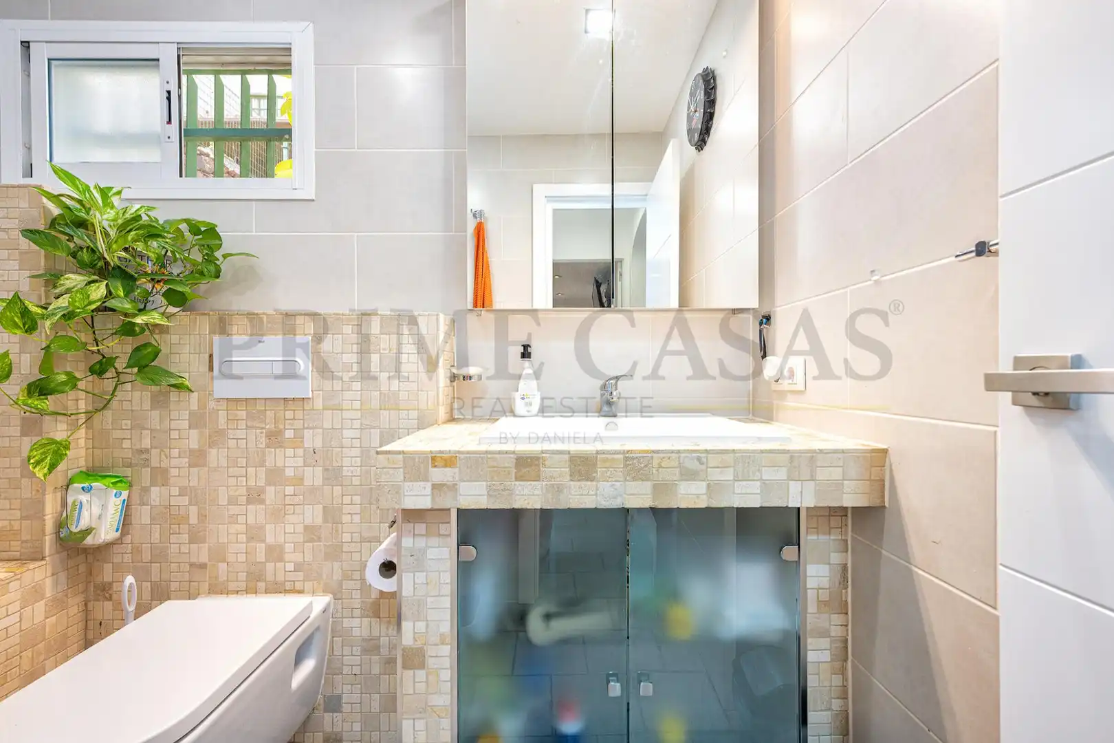 Bany de Casa o xalet de lloguer en San Bartolomé de Tirajana amb Aire condicionat, Jardí privat i Terrassa