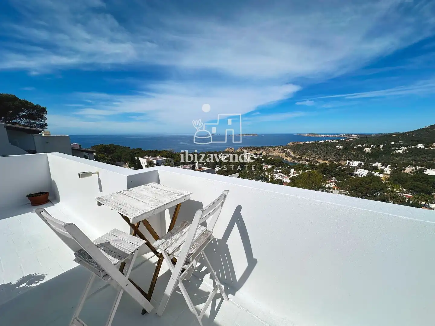 Wohnung zur Miete in Sant Josep de sa Talaia mit Klimaanlage, Terrasse und Möbliert