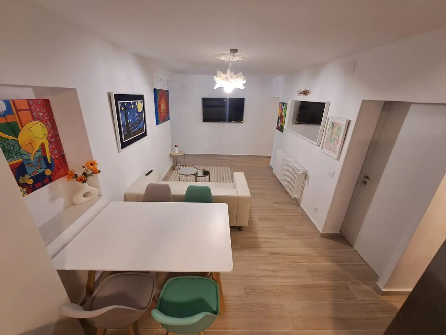 Living room of Flat for share in Fuenlabrada  with Heating, Furnished and Oven