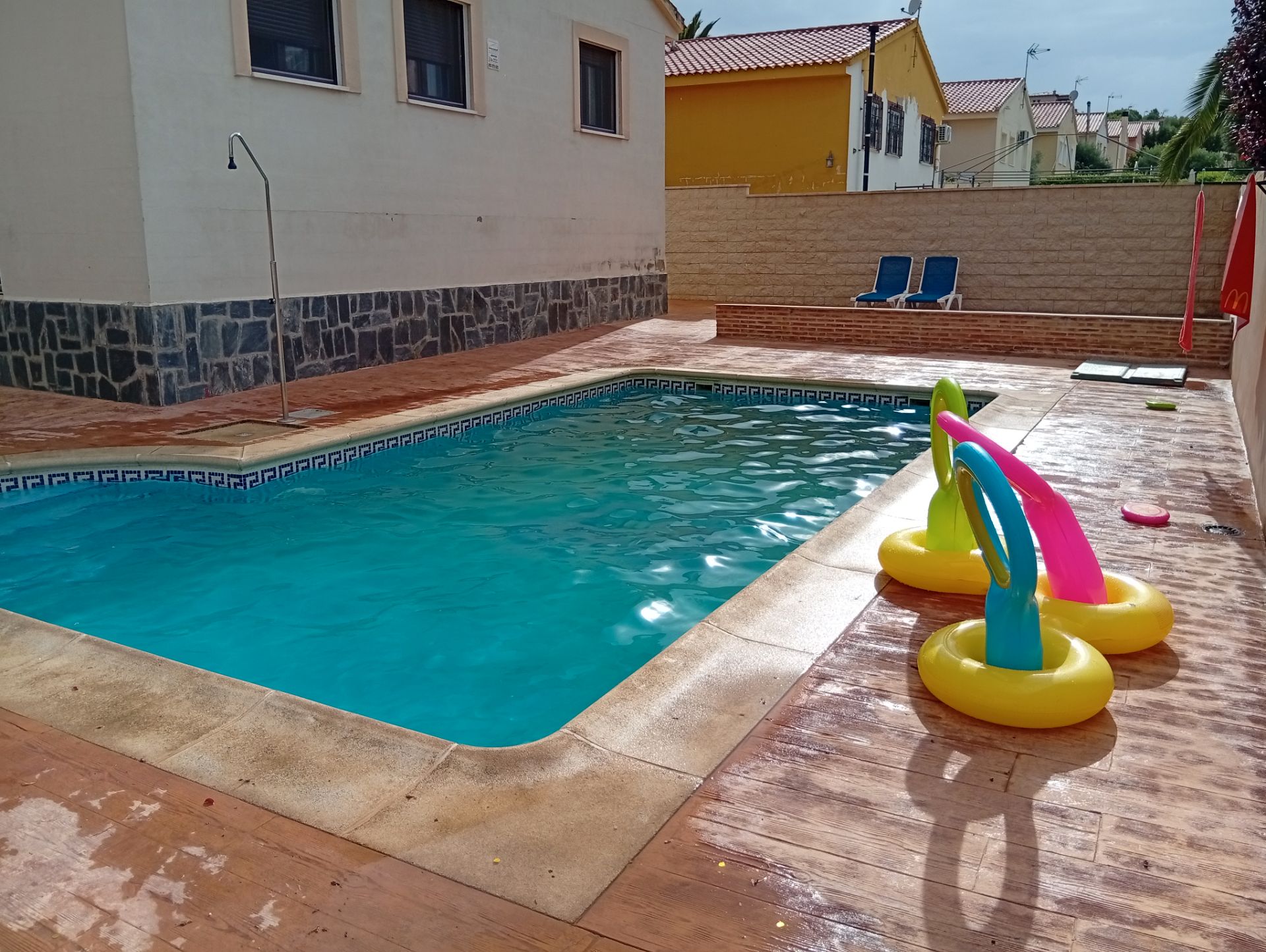 Swimming pool of House or chalet for sale in Cobisa  with Air Conditioner, Heating and Private garden