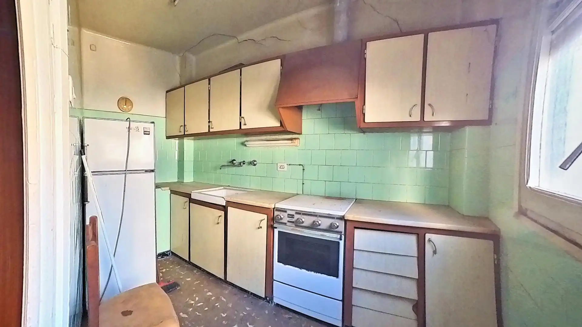 Cocina de Casa adosada en venta en Almacelles con Trastero, Amueblado y Balcón