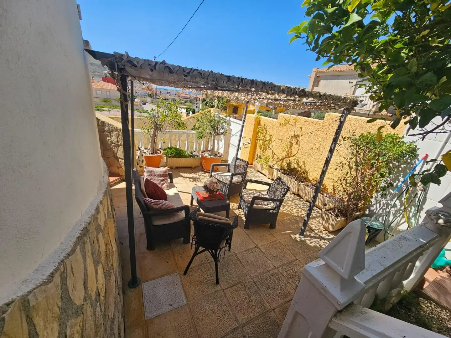 Terraza de Casa o chalet en venta en Águilas con Aire acondicionado, Jardín privado y Terraza