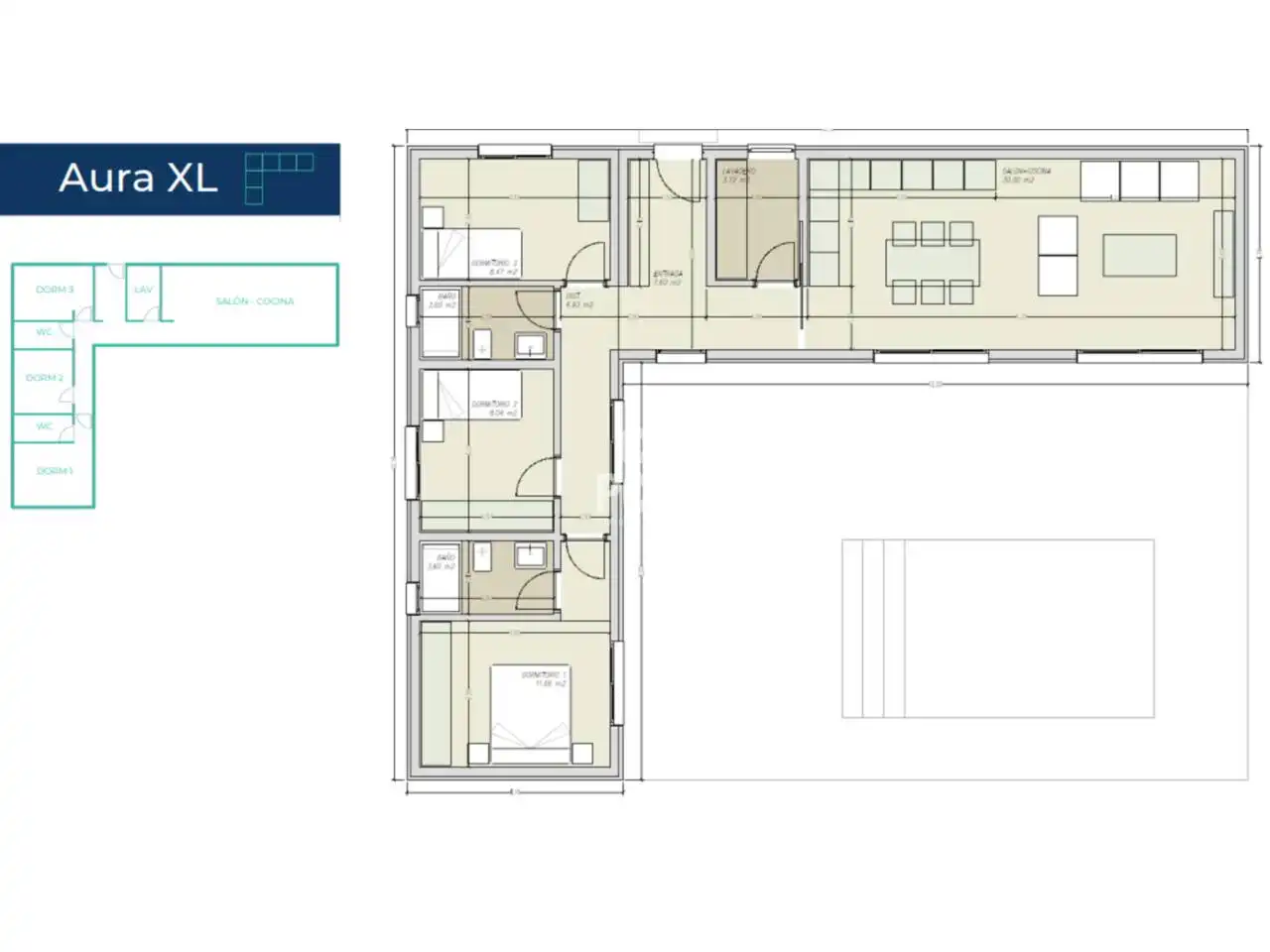 Casa a schiera in vendita a Calle Modelo Aura XL S/n, imagen 11