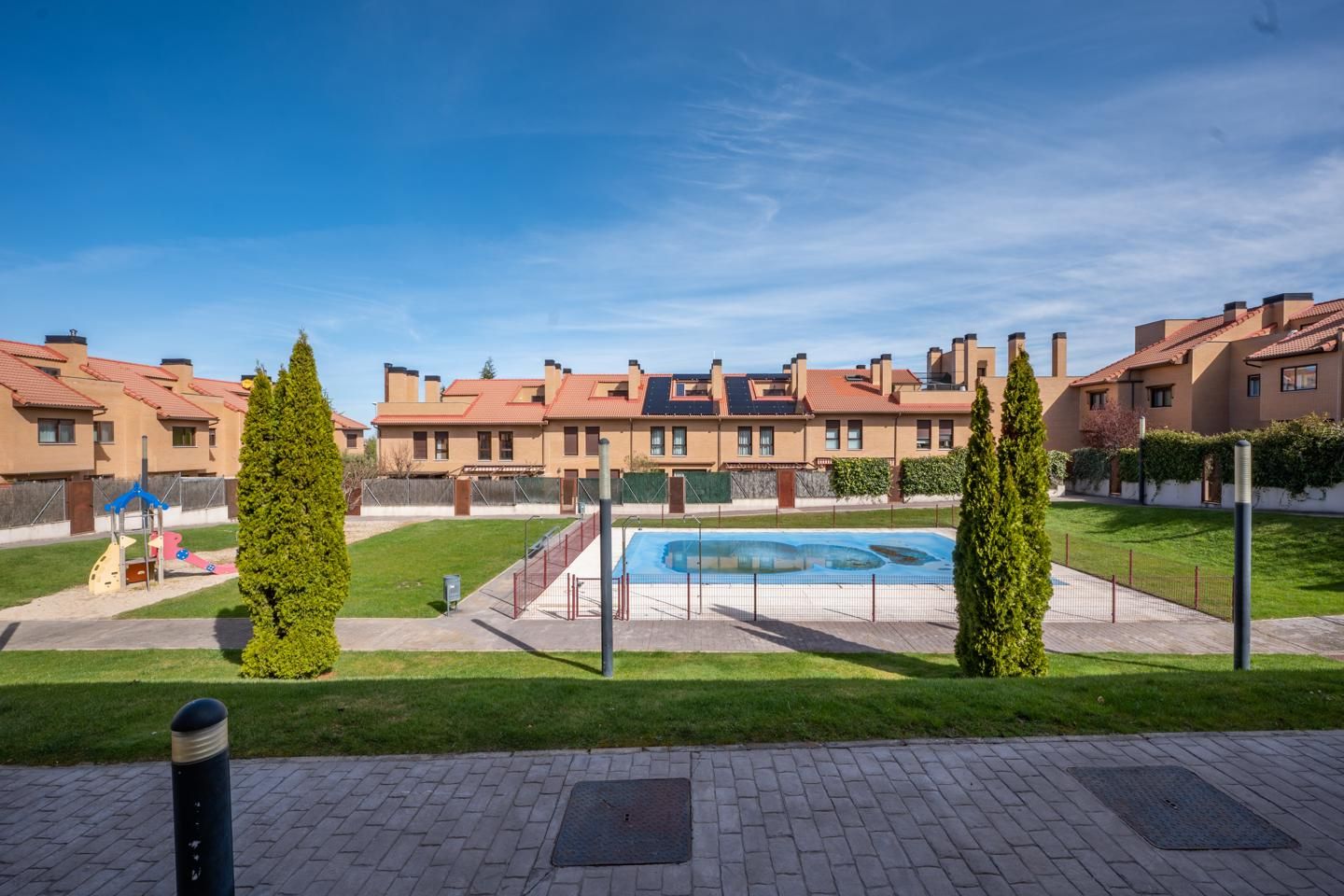 Garden of Single-family semi-detached for sale in Ávila Capital  with Heating, Terrace and Community pool