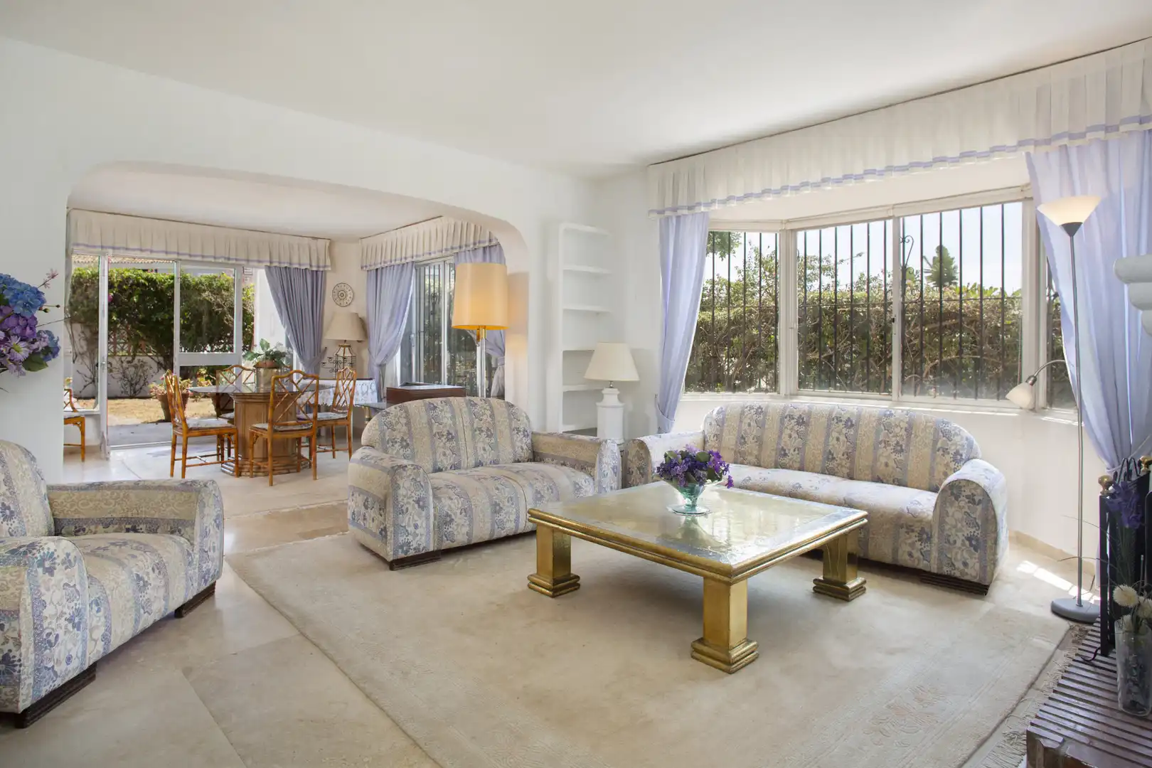 Living room of Houses for sale in Marbella  with Private garden, Terrace and Furnished