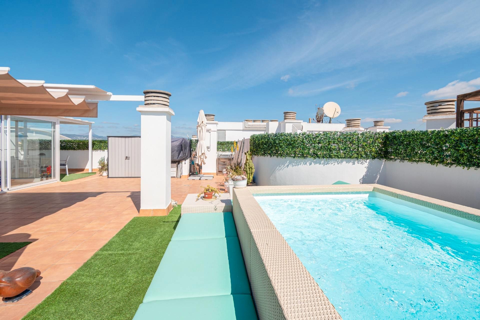 Piscina de Àtic en venda en  Palma de Mallorca amb Aire condicionat, Calefacció i Terrassa