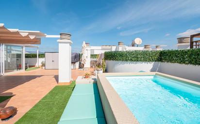 Swimming pool of Attic for sale in  Palma de Mallorca  with Air Conditioner, Heating and Terrace