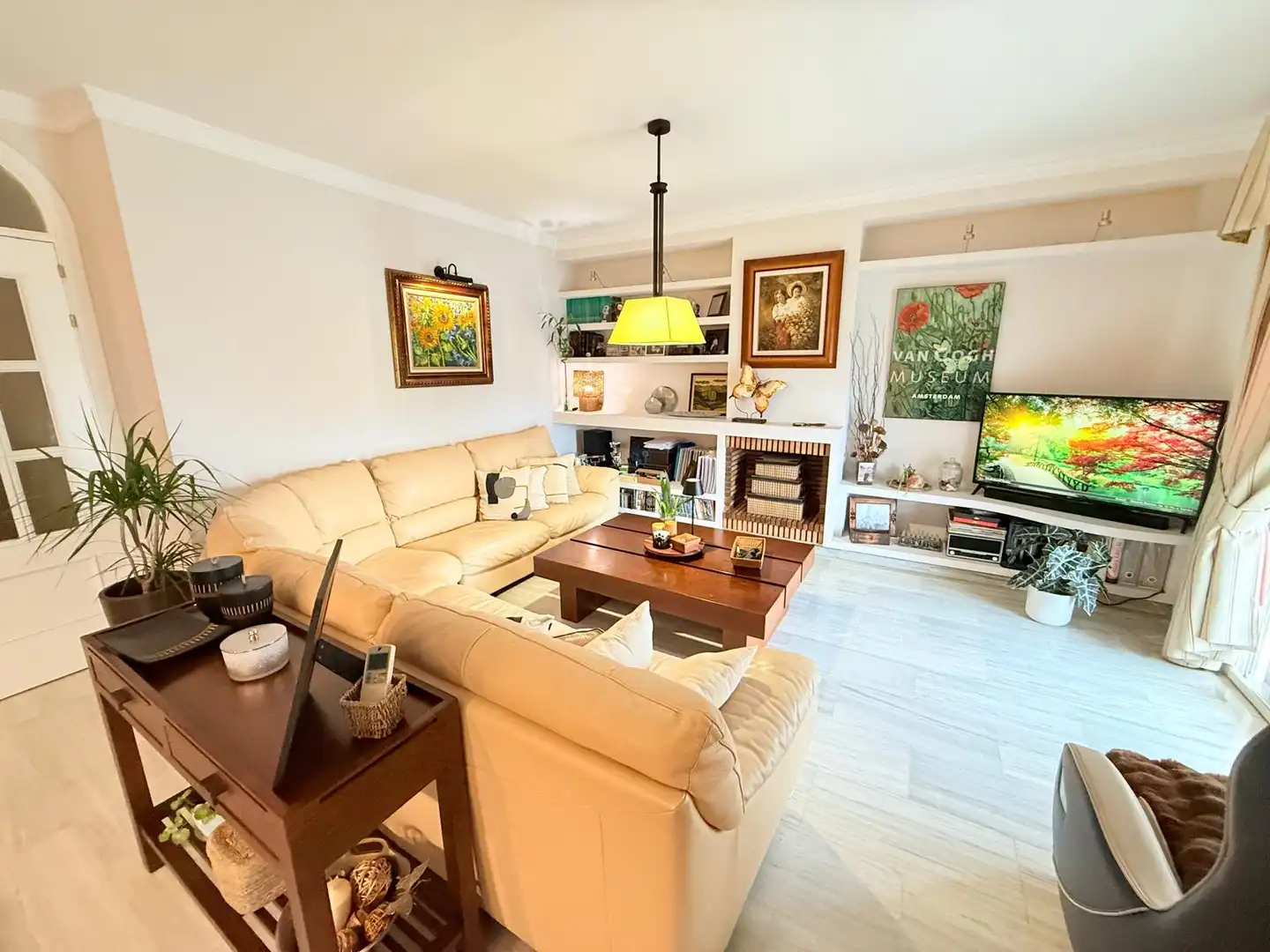 Sala de estar de Dúplex en venta en Fuengirola con Aire acondicionado, Calefacción y Terraza